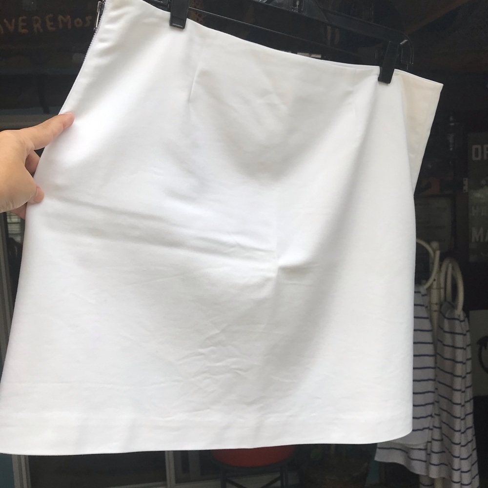 White skirt